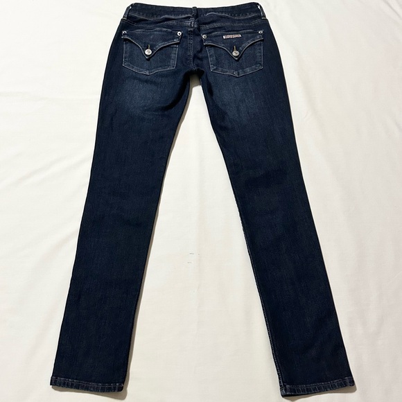 Hudson Collin Flap Skinny Jeans, Lowrise Dark Stretch Denim, Like New - 24 - Picture 10 of 16